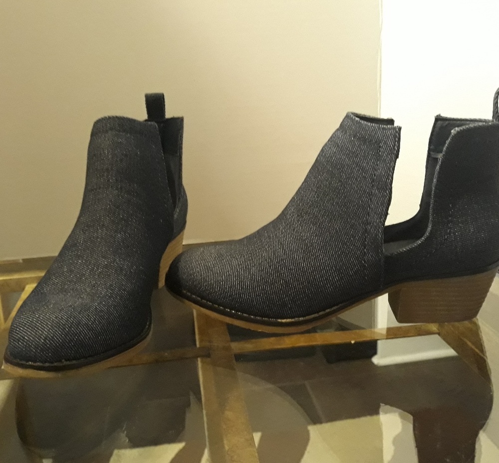 Denim Boots